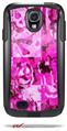 Pink Plaid Graffiti - Decal Style Vinyl Skin fits Otterbox Commuter Case for Samsung Galaxy S4 (CASE SOLD SEPARATELY)