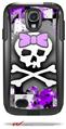 Purple Princess Skull - Decal Style Vinyl Skin fits Otterbox Commuter Case for Samsung Galaxy S4 (CASE SOLD SEPARATELY)