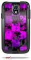 Purple Star Checkerboard - Decal Style Vinyl Skin fits Otterbox Commuter Case for Samsung Galaxy S4 (CASE SOLD SEPARATELY)