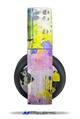 Vinyl Decal Skin Wrap compatible with Original Sony PlayStation 4 Gold Wireless Headphones Graffiti Pop (PS4 HEADPHONES  NOT INCLUDED)