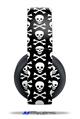 Vinyl Decal Skin Wrap compatible with Original Sony PlayStation 4 Gold Wireless Headphones Skull and Crossbones Pattern (PS4 HEADPHONES  NOT INCLUDED)