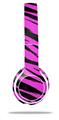 Skin Decal Wrap compatible with Beats Solo 2 WIRED Headphones Pink Tiger (HEADPHONES NOT INCLUDED)