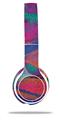 Skin Decal Wrap compatible with Beats Solo 2 WIRED Headphones Painting Brush Stroke (HEADPHONES NOT INCLUDED)