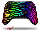 Rainbow Zebra - Decal Style Skin fits original Amazon Fire TV Gaming Controller