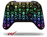 Skull and Crossbones Rainbow - Decal Style Skin fits original Amazon Fire TV Gaming Controller