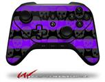 Skull Stripes Purple - Decal Style Skin fits original Amazon Fire TV Gaming Controller