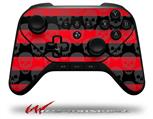 Skull Stripes Red - Decal Style Skin fits original Amazon Fire TV Gaming Controller