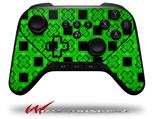 Criss Cross Green - Decal Style Skin fits original Amazon Fire TV Gaming Controller