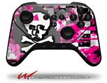 Girly Pink Bow Skull - Decal Style Skin fits original Amazon Fire TV Gaming Controller