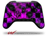 Purple Star Checkerboard - Decal Style Skin fits original Amazon Fire TV Gaming Controller