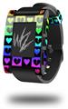 Love Heart Checkers Rainbow - Decal Style Skin fits original Pebble Smart Watch (WATCH SOLD SEPARATELY)