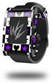 Purple Hearts And Stars - Decal Style Skin fits original Pebble Smart Watch (WATCH SOLD SEPARATELY)