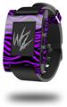 Purple Zebra - Decal Style Skin fits original Pebble Smart Watch (WATCH SOLD SEPARATELY)