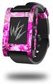 Pink Plaid Graffiti - Decal Style Skin fits original Pebble Smart Watch (WATCH SOLD SEPARATELY)