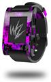 Purple Star Checkerboard - Decal Style Skin fits original Pebble Smart Watch (WATCH SOLD SEPARATELY)