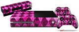Pink Diamond - Holiday Bundle Decal Style Skin fits XBOX One Console Original, Kinect and 2 Controllers (XBOX SYSTEM NOT INCLUDED)