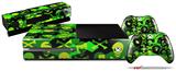 Skull Camouflage - Holiday Bundle Decal Style Skin fits XBOX One Console Original, Kinect and 2 Controllers (XBOX SYSTEM NOT INCLUDED)