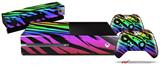 Tiger Rainbow - Holiday Bundle Decal Style Skin fits XBOX One Console Original, Kinect and 2 Controllers (XBOX SYSTEM NOT INCLUDED)