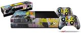 Graffiti Pop - Holiday Bundle Decal Style Skin fits XBOX One Console Original, Kinect and 2 Controllers (XBOX SYSTEM NOT INCLUDED)