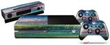 Landscape Abstract RedSky - Holiday Bundle Decal Style Skin fits XBOX One Console Original, Kinect and 2 Controllers (XBOX SYSTEM NOT INCLUDED)