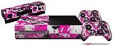 Pink Graffiti - Holiday Bundle Decal Style Skin fits XBOX One Console Original, Kinect and 2 Controllers (XBOX SYSTEM NOT INCLUDED)