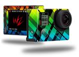 Rainbow Plaid - Decal Style Skin fits GoPro Hero 4 Silver Camera (GOPRO SOLD SEPARATELY)