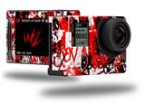 Red Graffiti - Decal Style Skin fits GoPro Hero 4 Silver Camera (GOPRO SOLD SEPARATELY)