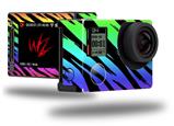 Tiger Rainbow - Decal Style Skin fits GoPro Hero 4 Silver Camera (GOPRO SOLD SEPARATELY)
