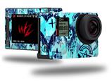 Scene Kid Sketches Blue - Decal Style Skin fits GoPro Hero 4 Silver Camera (GOPRO SOLD SEPARATELY)