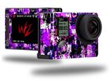 Purple Graffiti - Decal Style Skin fits GoPro Hero 4 Silver Camera (GOPRO SOLD SEPARATELY)