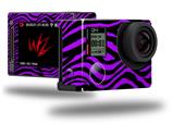 Purple Zebra - Decal Style Skin fits GoPro Hero 4 Silver Camera (GOPRO SOLD SEPARATELY)
