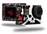 Punk Rock Skull - Decal Style Skin fits GoPro Hero 4 Silver Camera (GOPRO SOLD SEPARATELY)
