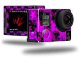 Purple Star Checkerboard - Decal Style Skin fits GoPro Hero 4 Silver Camera (GOPRO SOLD SEPARATELY)