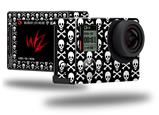 Skull and Crossbones Pattern - Decal Style Skin fits GoPro Hero 4 Silver Camera (GOPRO SOLD SEPARATELY)