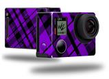 Purple Plaid - Decal Style Skin fits GoPro Hero 4 Black Camera (GOPRO SOLD SEPARATELY)