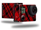 Red Plaid - Decal Style Skin fits GoPro Hero 4 Black Camera (GOPRO SOLD SEPARATELY)