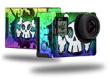 Cartoon Skull Rainbow - Decal Style Skin fits GoPro Hero 4 Black Camera (GOPRO SOLD SEPARATELY)