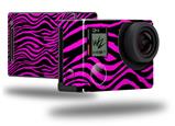 Pink Zebra - Decal Style Skin fits GoPro Hero 4 Black Camera (GOPRO SOLD SEPARATELY)