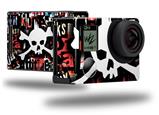 Punk Rock Skull - Decal Style Skin fits GoPro Hero 4 Black Camera (GOPRO SOLD SEPARATELY)