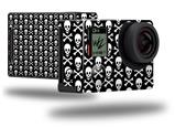 Skull and Crossbones Pattern - Decal Style Skin fits GoPro Hero 4 Black Camera (GOPRO SOLD SEPARATELY)