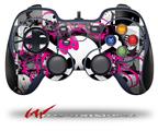 Splatter Girly Skull - Decal Style Skin fits Logitech F310 Gamepad Controller (CONTROLLER SOLD SEPARATELY)
