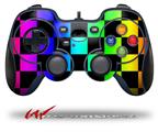 Rainbow Checkerboard - Decal Style Skin fits Logitech F310 Gamepad Controller (CONTROLLER SOLD SEPARATELY)