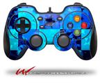 Blue Star Checkers - Decal Style Skin fits Logitech F310 Gamepad Controller (CONTROLLER SOLD SEPARATELY)