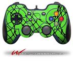 Ripped Fishnets Green - Decal Style Skin fits Logitech F310 Gamepad Controller (CONTROLLER SOLD SEPARATELY)
