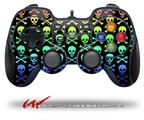 Skull and Crossbones Rainbow - Decal Style Skin fits Logitech F310 Gamepad Controller (CONTROLLER SOLD SEPARATELY)