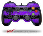 Skull Stripes Purple - Decal Style Skin fits Logitech F310 Gamepad Controller (CONTROLLER SOLD SEPARATELY)