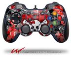 Emo Skull Bones - Decal Style Skin fits Logitech F310 Gamepad Controller (CONTROLLER SOLD SEPARATELY)
