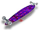 Pink and Purple Skulls - Decal Style Vinyl Wrap Skin fits Longboard Skateboards up to 10"x42" (LONGBOARD NOT INCLUDED)