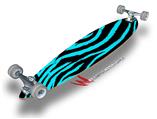 Zebra Blue - Decal Style Vinyl Wrap Skin fits Longboard Skateboards up to 10"x42" (LONGBOARD NOT INCLUDED)