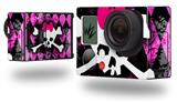 Pink Diamond Skull - Decal Style Skin fits GoPro Hero 3+ Camera (GOPRO NOT INCLUDED)